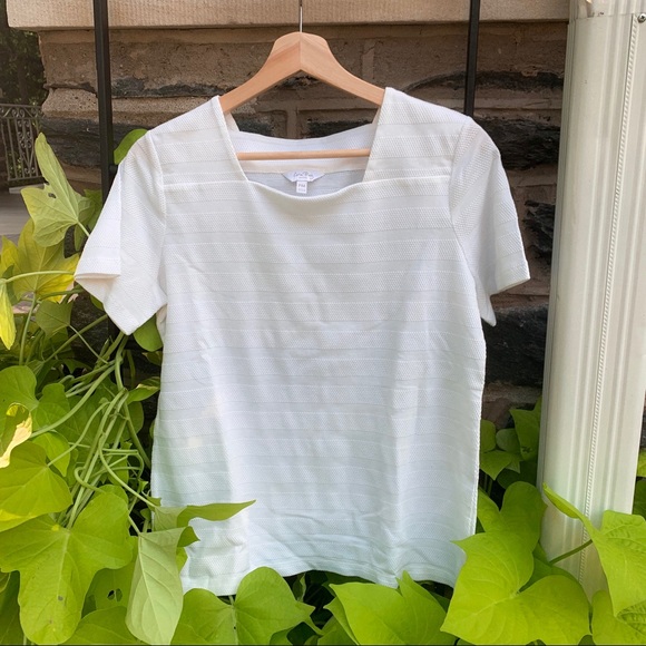 Coral Bay Tops - Coral Bay Classy White Blouse (Petite)